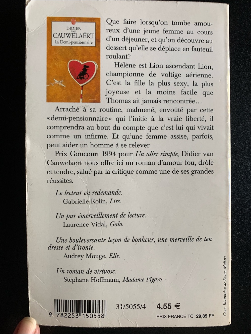 3/10$ Didier van Cauwelaert "La Demi-pensionnaire" - pocket - Picture 2 of 4